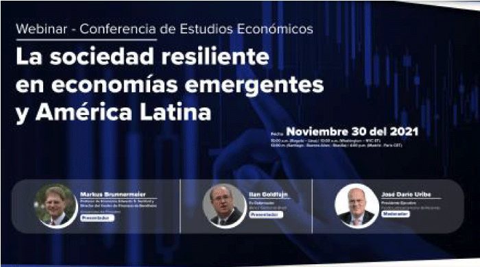 Conferencia de Estudios Económicos: La sociedad resiliente en economías emergentes y América Latina